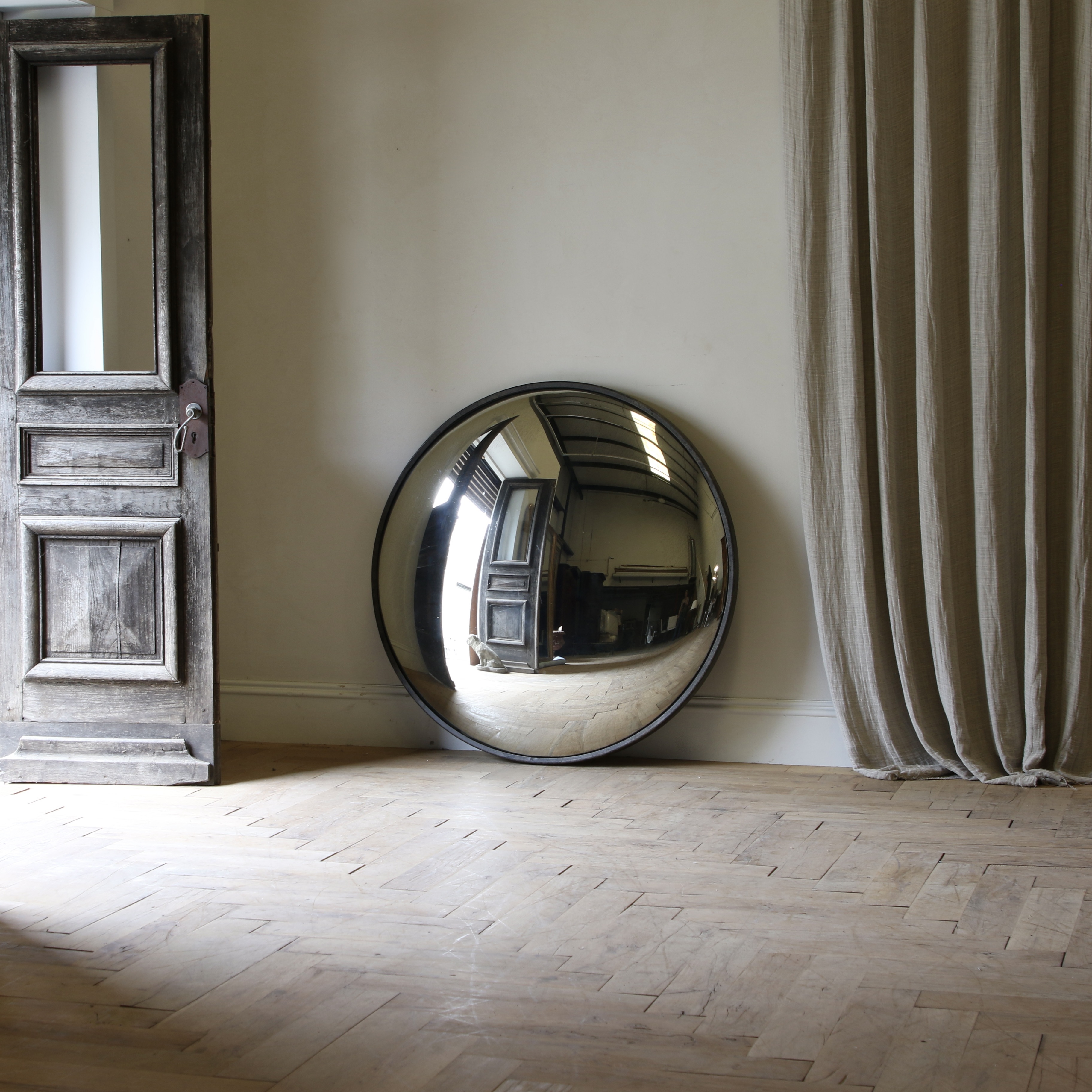 Convex Mirror / Gunmetal